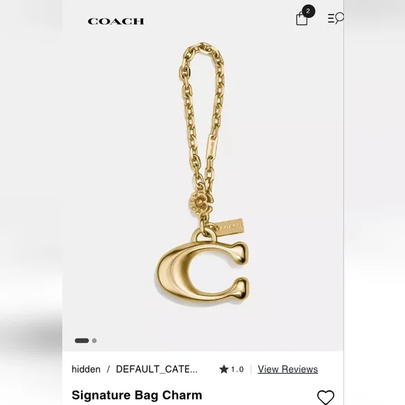 Coach | Accessories | Coach C Puzzle Bag Charm | Poshmark